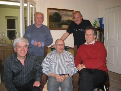 Mike Dick Jimmy Grant, Bernie Andrews, Bill Bebb, Chris Lycett 1st Febru