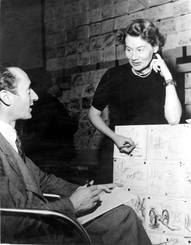Animal Farm 1954 - Joy Batchelor Photo [Source, Cinema Museum]